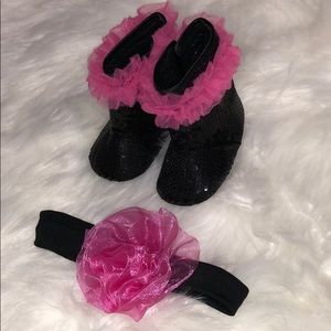 Baby Girl Bootie Set